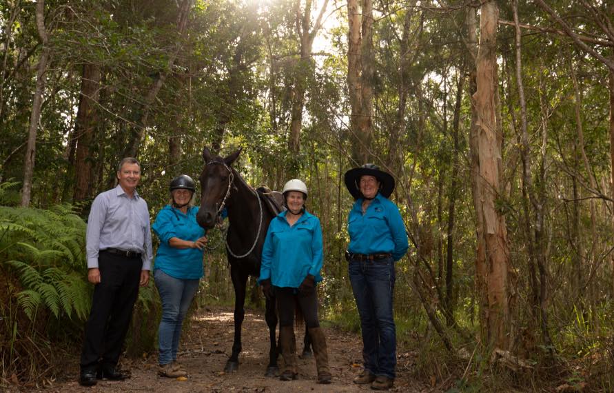 Eumundi Conservation Park and horses